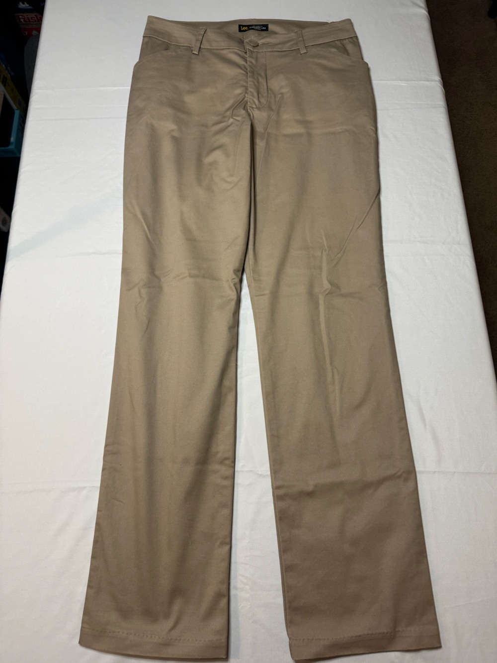 Lee Straight-Leg Women's Pants in Beige